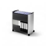 Durable DESIGN LINE Universal Suspension File Trolley - for 80 Folders - Silver 3076121