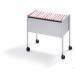 Durable ECO Universal Suspension File Trolley - for 80 A4 Folders - Grey 