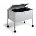 Durable ECO Locking Lid Suspension File Trolley - for 80 A4 Folders - Grey 