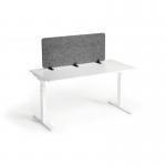 Durable Felt Desk Divider Panel - Visual Acoustic Privacy Partition 120cm - Grey 313458