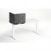 Durable Felt Desk Divider Panel - Visual Acoustic Privacy Partition 120cm - Grey 313458