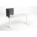 Durable Felt Desk Divider Panel - Visual Acoustic Privacy Partition 120cm - Grey 313458
