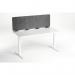 Durable Felt Desk Divider Panel - Visual Acoustic Privacy Partition 160cm - Grey 313558