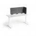 Durable Felt Desk Divider Panel - Visual Acoustic Privacy Partition 160cm - Grey 313558