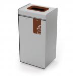 Durable 55L Food Waste Bin - Sheet Steel Recycling Separation Bin - DURASORT® 321511