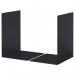 Durable Premium Heavy Duty Large Metal Shelf Bookends - 2 Pack - Black 324401