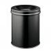 Durable Fire Extinguishing Metal Waste Bin - TUV Certified - 15L - Black 330501