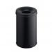 Durable Fire Extinguishing Metal Waste Bin - TUV Certified - 60L - Black 