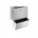 Durable Wall Mounted Lockable Steel Ashtray - 4L - Silver 