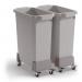 Durable 60L Linkable Bin Trolley - Robust Modular Waste Trolley for DURABIN Bins 334037