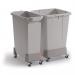 Durable 60L Linkable Bin Trolley - Robust Modular Waste Trolley for DURABIN Bins 334037