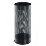 Durable Modern Perforated Metal Umbrella Stand - 29 Litre Black 335001