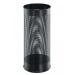 Durable Modern Perforated Metal Umbrella Stand - 29 Litre Black 