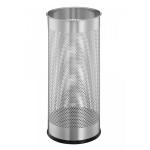 Durable Brushed Stainless Steel Umbrella Stand - 29 Litre Silver 335023