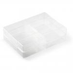 Durable Acrylic Food-Safe Plastic Draw Organiser Storage Divider - Crystal Clear 338419