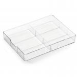 Durable Acrylic Food-Safe Plastic Draw Organiser Storage Divider - Crystal Clear 338419