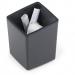 Durable COFFEE POINT Pot Small Desktop Pen Holder Cup or Teabag Pods Bin - Grey 