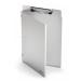 Durable Premium Recycled Aluminium Metal Clipboard with Cover - A4 Silver 