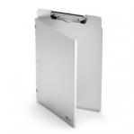 Durable Premium Recycled Aluminium Metal Clipboard with Cover - A4 Silver 339123