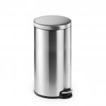 Durable Pedal Bin Stainless Steel Round 30 Litre - Pack of 1 340323