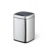 Durable Sensor Bin No Touch 21 Litre Silver Pack of 1 342223