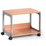 Durable Multi Function Office Trolley 48 - Includes 2 Strong Shelves - Beech 3710124