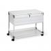 Durable Locking Lid Suspension File Trolley - for 100 A4 Folders - Grey 