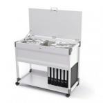 Durable System File Trolley 100 Multi Top - Pack of 1 378710