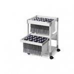 Durable System File Trolley 80 Multi Duo Pack of 1 379110