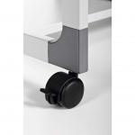 Durable 2 Level Suspension File Trolley - for 200 A4 Folders - Grey 379210