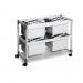 Durable 2 Level Suspension File Trolley - for 200 A4 Folders - Grey 