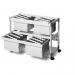 Durable 2 Level Suspension File Trolley - for 200 A4 Folders - Grey 