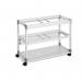 Durable 2 Level Suspension File Trolley - for 200 A4 Folders - Grey 379210