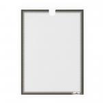 Durable Self Adhesive Easy-Insertion Info Pocket Signage - 5 Pack - A4 Grey 400657