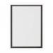 Durable Magnetic Easy-Insertion Info Pocket Signage for Metal - 5 Pack - A4 Grey 400757