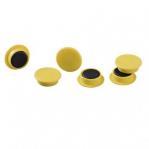 Durable Magnets 21mm Yellow - Pack of 6 470204
