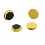 Durable Magnets 32mm Yellow - Pack of 4 470304