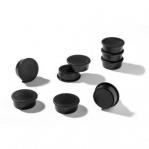 Durable Magnets 37mm Black - Pack of 20 475501
