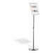 Durable Floor Stand with Aluminium Snap Frame Menu Poster Display - A4 