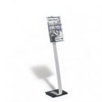 Durable Crystal Sign Stand A3 Silver - Pack of 1 481923