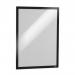 Durable DURAFRAME Self Adhesive Magnetic Signage Frame - A3 Black 483801