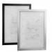 Durable DURAFRAME Wallpaper Self Adhesive Magnetic Signage Frame - A4 Silver 