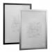 Durable DURAFRAME Wallpaper Self Adhesive Magnetic Signage Frame - A3 Black 