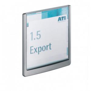 Durable Adhesive CLICK SIGN Wall Mounted Door Sign Holder - 149x149mm