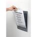 Durable Adhesive CLICK SIGN Wall Mounted Door Sign Holder - A4 - Graphite Grey 