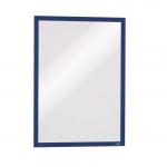 Durable DURAFRAME Magnetic Document Signage Frame for Metal - 5 Pack - A3 Blue 486807