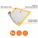 Durable DURAFRAME Magnetic Document Signage Frame for Metal - 5 Pack - A4 Yellow 