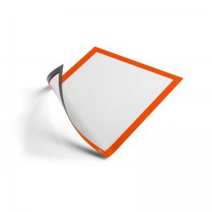 Durable DURAFRAME Magnetic Document Signage Frame for Metal - 5 Pack -