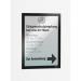 Durable DURAFRAME Self Adhesive Magnetic Signage Frame - 2 Pack - A4 Black 