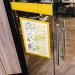 Durable DURAFRAME Self Adhesive Magnetic Signage Frame - 2 Pack - A4 Yellow 